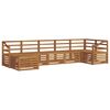 vidaXL Outdoor Sofa Set 7 pcs Natural