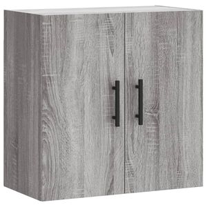 vidaXL Wall Cabinet Grey Sonoma 60x31x60 cm Engineered Wood