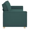vidaXL Sofa Dark Green 220 x 78 x 84 cm Fabric