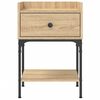 vidaXL Bedside Tables 2 pcs Sonoma Oak 40.5x31x60 cm Engineered Wood