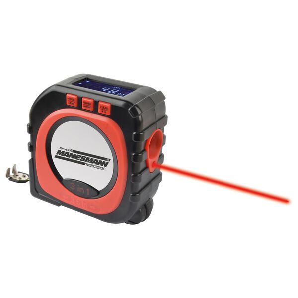 Br&uuml;der Mannesmann 3-in-1 Digital Tape Measure