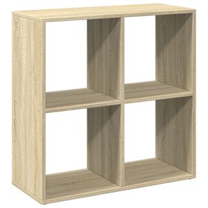 vidaXL Room Divider Bookcase Sonoma Oak 69.5x29x69.5cm Engineered Wood