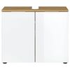 Germania Wash Basin Cabinet GW-Avino 34x70x58 cm White and Navarra-oak
