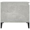 vidaXL Coffee Table Concrete Grey 100x50x45 cm Engineered Wood