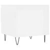 vidaXL Coffee Tables 2 pcs High Gloss White 50x46x50 cm Engineered Wood