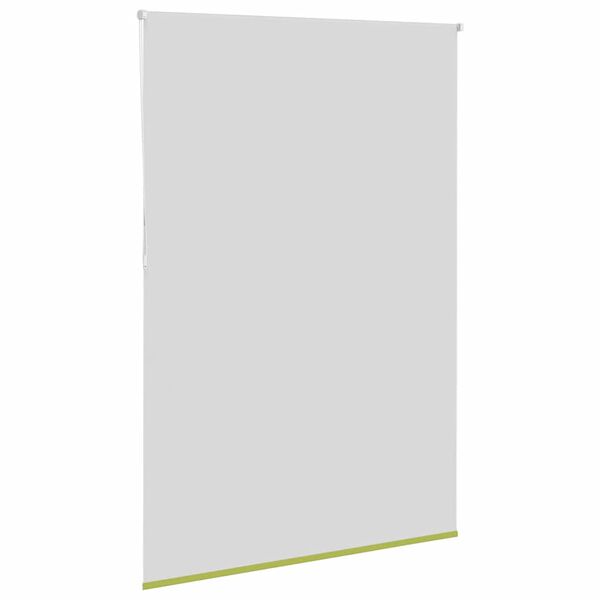 vidaXL Roller Blind Blackout Leaves Green 145x210 cm Fabric Width 141.6 cm Polyester