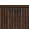 vidaXL Bedside Table Brown oak 63.5 x 36 x 61 cm Engineered wood