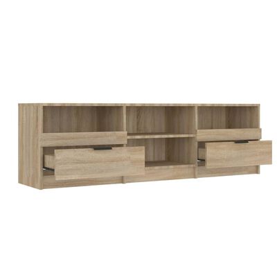vidaXL TV Cabinet Sonoma Oak 150x33.5x45 cm Engineered Wood