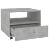 vidaXL Coffee Table Concrete Grey 55x55x40 cm Engineered Wood