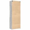 vidaXL Storage Cabinet Grey Sonoma 80x42.5x225 cm Engineered Wood