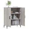 vidaXL Sideboard Grey Sonoma 69.5x34x90 cm Engineered Wood