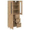 vidaXL Highboard Artisan Oak 69.5 x 34 x 180 cm Engineered Wood