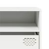 vidaXL TV Cabinet White 202x39x43.5 cm Cold-rolled Steel