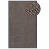 vidaXL Door Mat | Dark Brown | 100% Polypropylene, Rubber | 90x150 cm | Durable