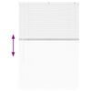 vidaXL Venetian Blinds Height Adjustable White 130 x 90 cm Aluminium