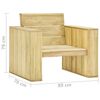 vidaXL 5 Piece Garden Lounge Set Impregnated Pinewood