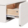 vidaXL Bedside Table 2 pcs White 44 x 32.5 x 40 cm Solid pine wood