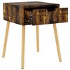 vidaXL Bedside Cabinets 2 pcs Smoked Oak 40x40x56 cm Engineered Wood