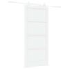 vidaXL Sliding Door 93 x 202 cm Engineered Wood White