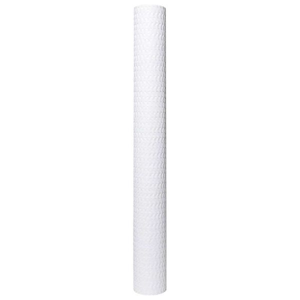 vidaXL Balcony Screen White 400x80 cm Poly Rattan