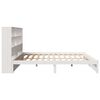 vidaXL Bookcase Bed without Mattress White 180x200cm Super King Solid Wood Pine