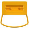 vidaXL Cabinet Handles 2 pcs Mustard Yellow 85 x 45 mm Metal