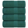 vidaXL Wash Towels 4 pcs FROGN Green 30x30 cm 100% Cotton