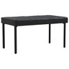 vidaXL Table Cover Plain Black 72 x 122 x 15 cm Fabric