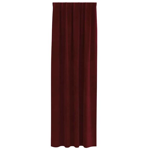 vidaXL Blackout Curtains 2 pcs Wine Red 140 x 260 cm Velvet