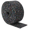 vidaXL Rubber Granulate Roll Black 1000 x 12 x 1 cm Rubber