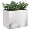 vidaXL Garden Planter Stainless Steel 50 x 32 x 40 cm Stainless Steel