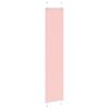 vidaXL Pleated Blind Pink 45x200 cm Fabric Width 44.4 cm Polyester