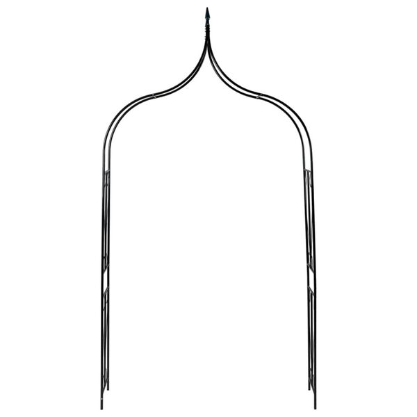 vidaXL Garden Arch Dark Green 142x37x275 cm Iron