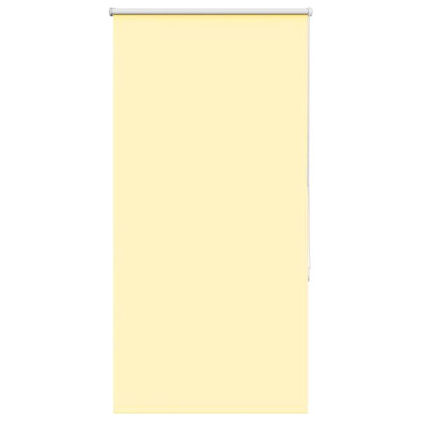 vidaXL Roller Blind Blackout Yellow 75x175 cm Fabric Width 70.7 cm Polyester