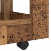 vidaXL Desk Trolley Old Wood 60 x 45 x 60 cm Engineered Wood