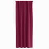 vidaXL Blackout Curtains with Rings 2 pcs Wine Red 245 x 140 cm