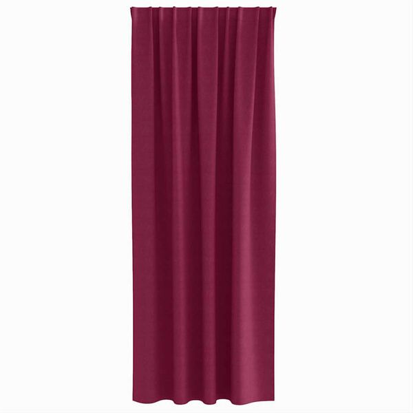 vidaXL Blackout Curtains with Rings 2 pcs Wine Red 245 x 140 cm