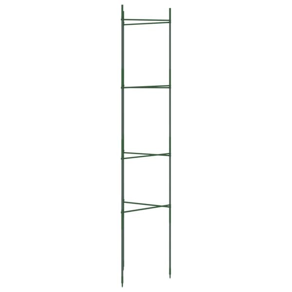 vidaXL Tomato Cages 6 pcs 154 cm Steel and PP