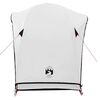 vidaXL Camping Tent 1-Person White Blackout Fabric Waterproof