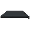 vidaXL Window Sill Anthracite with Wood Grain 140 x 40 x 4.5 cm PVC