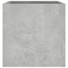 vidaXL Planter Box Concrete Grey 40x40x40 cm Engineered Wood