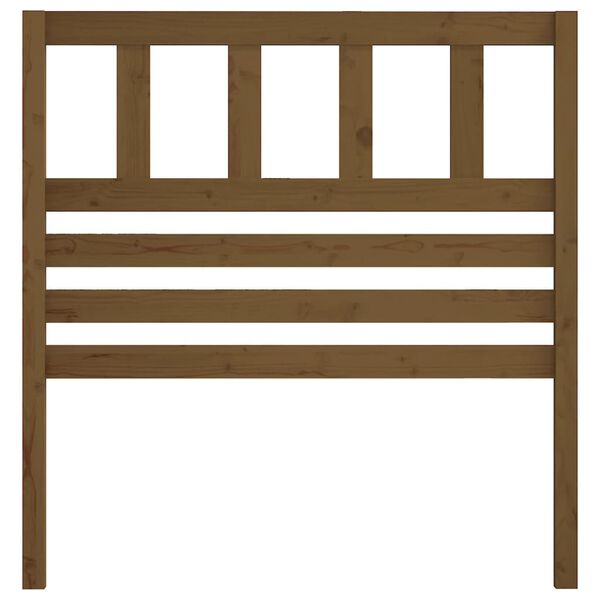 vidaXL Bed Headboard Honey Brown 81x4x100 cm Solid Wood Pine