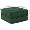 vidaXL Modular Sofa 4 pcs Green Fabric