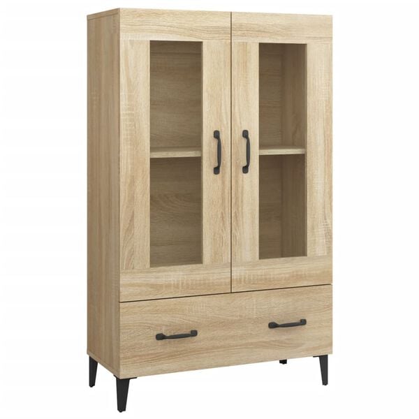 vidaXL Highboard Sonoma Oak 70x31x115 cm Engineered Wood