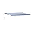 vidaXL Electric Retractable Awning 4.5 x 3 m Polyester with PU coating