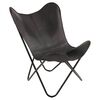 Lesli Living Butterfly Chair "Buffalo" 75x75x87 cm Black