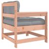 vidaXL Garden Chairs with Cushions 2 pcs Solid Wood Douglas
