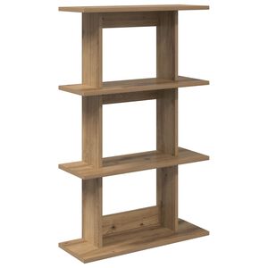 vidaXL Wall Shelf Wall-Mounted Artisan Oak 56 x 20 x 90 cm