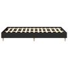 vidaXL Bed Frame No Mattress Black 135x190 cm Double Engineered Wood