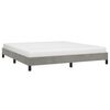 vidaXL Bed Frame without Mattress Light Grey Super King Velvet